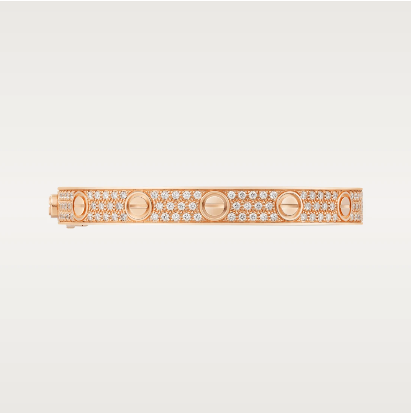 LOVE bracelet - Paved