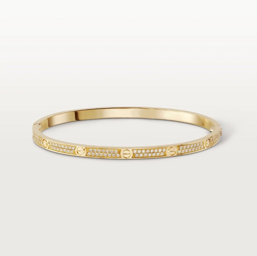 LOVE bracelet, Small Model - Paved