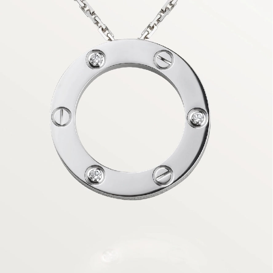 LOVE necklace - 3 stones