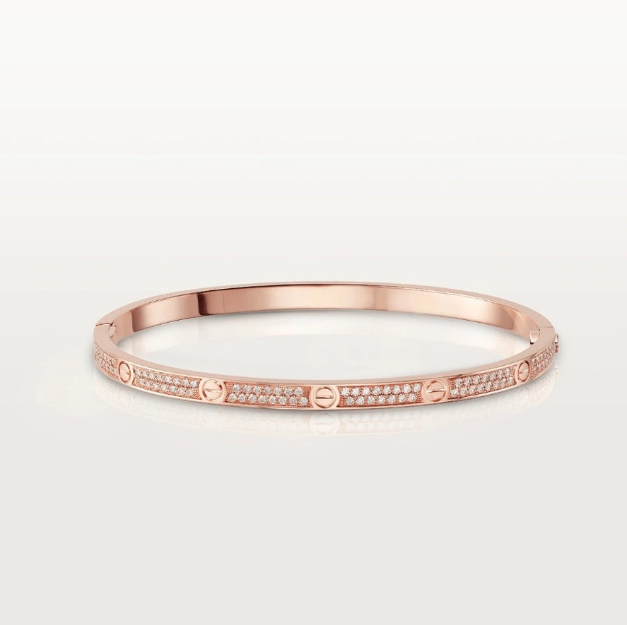 LOVE bracelet, Small Model - Paved
